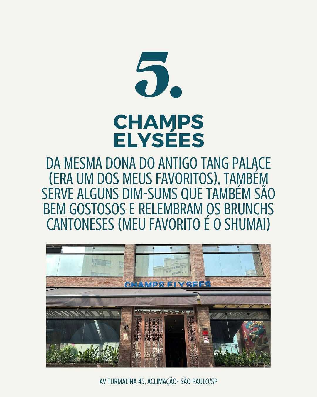 Restaurante Chinês Champs Elysées 香榭丽舍